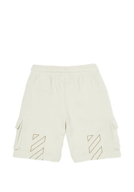 Bermuda con stampa OFF WHITE KIDS | OBCI005S26FLE001050